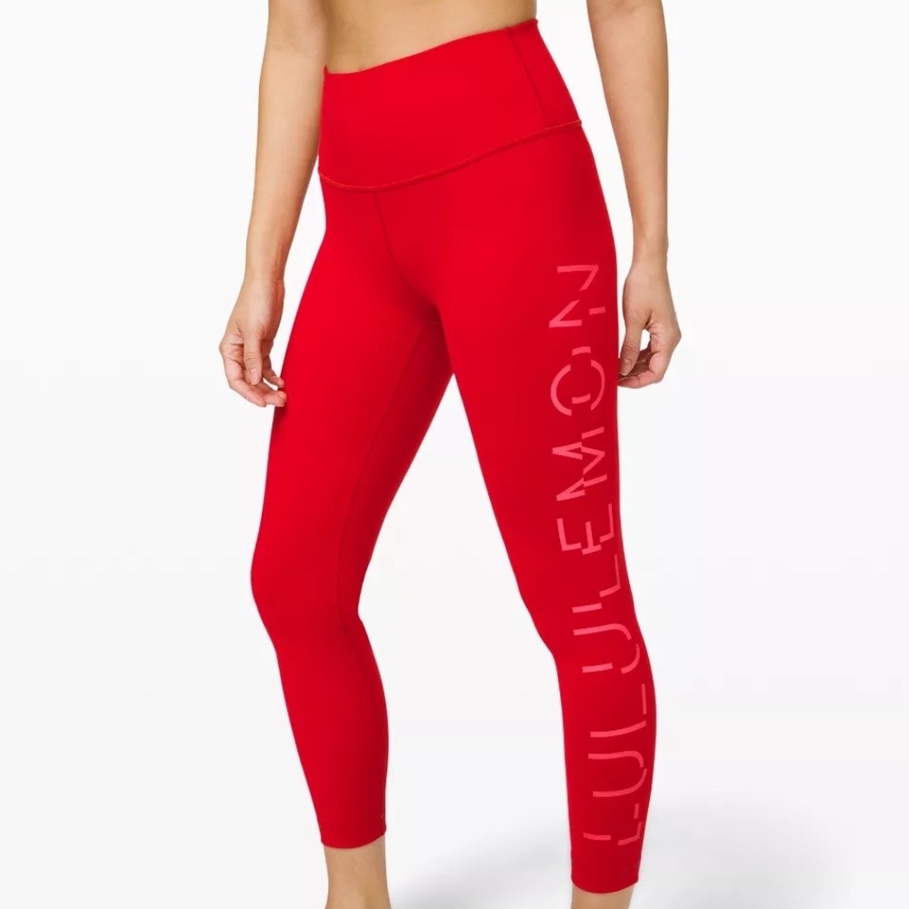 Lululemon *Rare* Lunar New Year Red Leggings Rare.